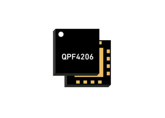 QPF4206TR13 Module Frontal RF pour puce WIFI 6 avec une fréquence de 2,4 GHz, un gain de 33 dB et une figure de bruit de 2,1 dB