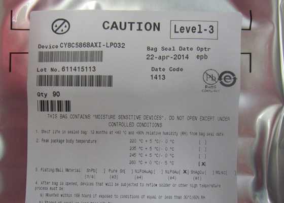 Microcontrôleur à un noyau à 32 bits IC de la puce CY8C5868AXI-LP032 de circuit intégré