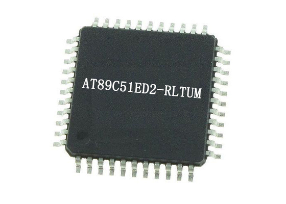Microcontrôleurs instantanés à 8 bits IC de la puce AT89C51ED2-RLTUM 60MHz 64kB MCU de circuit intégré