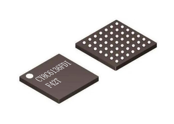Sous-système à un noyau d'unité centrale de traitement de la puce CY8C6136FDI-F42T 80WLCSP 32BIT 512KB de circuit intégré