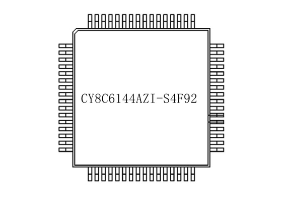 ARM Cortex de la puce CY8C6144AZI-S4F92 256KB du circuit intégré 64-TQFP - microcontrôleur de M4F
