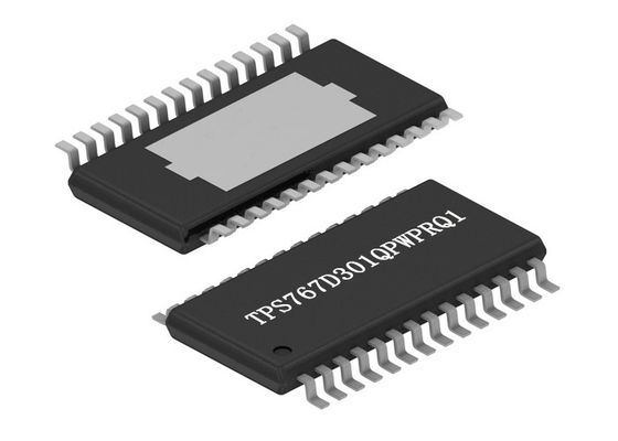 Régulateurs de tension de Bas-abandon scolaire de Double-sortie de 28-HTSSOP TPS767D301QPWPRQ1