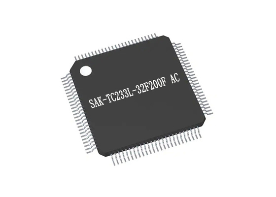 Paquet des microcontrôleurs TQFP-100 à C.A. de la puce SAK-TC233L-32F200F de circuit intégré