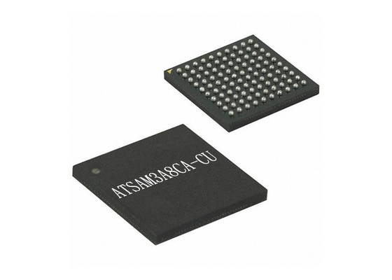 ARM Cortex à un noyau M3 100TFBGA d'IC 84MHz de microcontrôleur d'ATSAM3A8CA-CU
