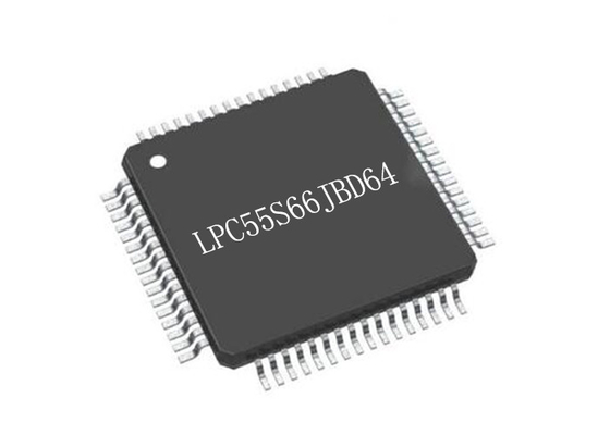 Microcontrôleur à un noyau IC 150MHz 64TQFP de la puce LPC55S66JBD64 de circuit intégré