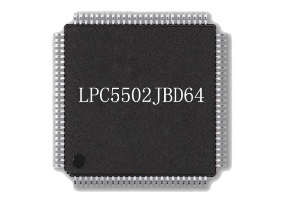 Bâti extérieur de la puce HTQFP64 de microcontrôleur de la puce LPC5502JBD64 96MHz de circuit intégré
