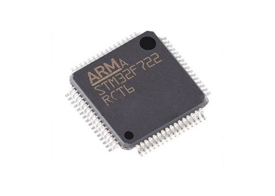 Paquet 64-LQFP à un noyau d'IC Chip Flash Microcontroller IC STM32F722RCT6