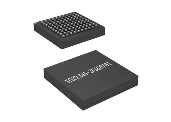 Puce Circuit intégré XC6SLX45-2FGG676I intégré réseau de portes programmables sur le terrain IC