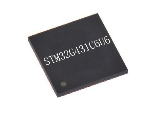 performance du microcontrôleur MCU 48UFQFN du noyau STM32G431C6U6 170MHz de 32Bit RISC haute