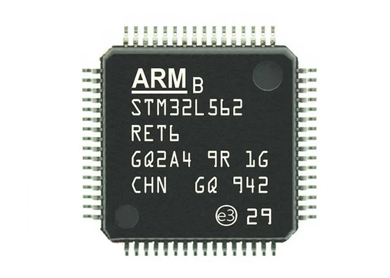 512KB l'ÉCLAIR STM32L562RET6 a enfoncé le bâti de surface des microcontrôleurs 64-LQFP