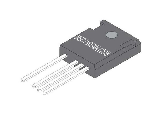 Transistors TO-247-4 de transistor MOSFET de la puce MSC180SMA120B 1200V de circuit intégré sic