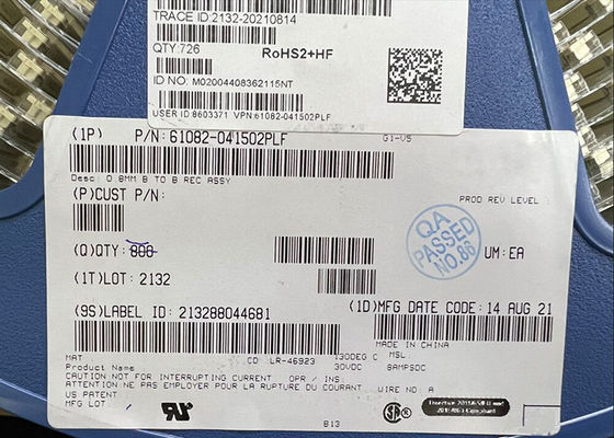 Position 0.8mm de Chip Rectangular Connectors 40 du circuit intégré 61082-041502PLF