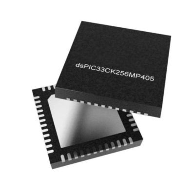 Microcontrôleur MCU DSPIC33CK256MP405-I/M7 Microcontrôleur PWM haute résolution 48-VQFN