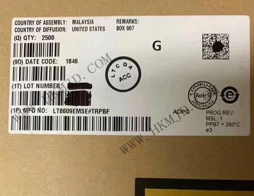 Puce de circuit intégré LT8609EMSE 42V 3A régulateurs de tension de commutation