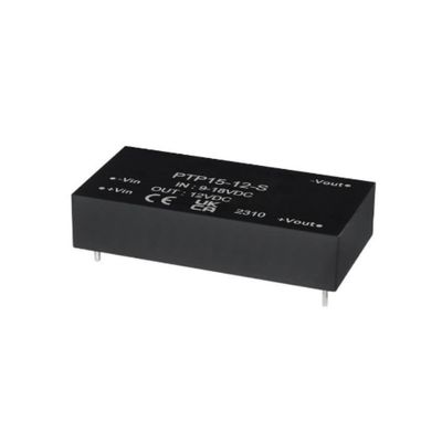 Puce de circuit intégré PTP15-24-S12 Module isolé 12V 1.25A DC DC Convertisseur
