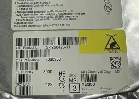 Module de front-end RF de puce IoT SKY66423-11 pour les applications IoT LPWAN
