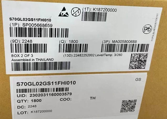 Puce de mémoire IC S70GL02GS11FHI010 2Gbit parallèle NOR puce de mémoire flash BGA-64