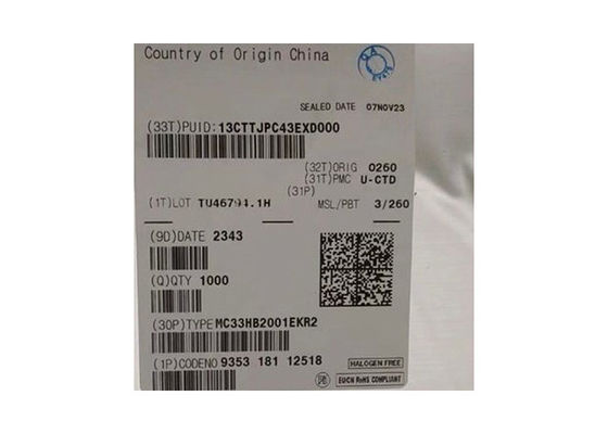 Puce de circuit intégré MC33HB2001EKR2 10A pilote de moteur CC brossé