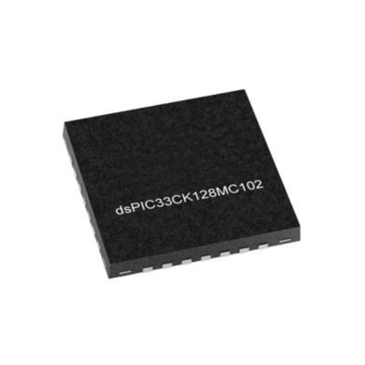 Microcontrôleur MCU DSPIC33CK128MC102-E/2N Contrôleur de signal numérique à 16 bits UQFN-28