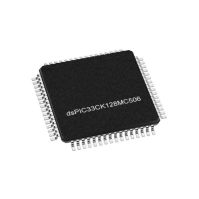 Microcontrôleur MCU DSPIC33CK128MC506T-I/PT Contrôleur de signal numérique de 16 bits de faible puissance 128 KB