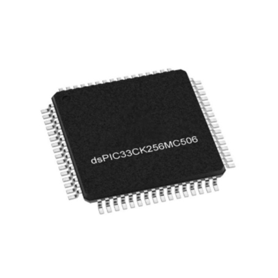 Microcontrôleur MCU DSPIC33CK256MC506T-I/PT Contrôleur de signal numérique de haute précision de 100 MHz 256 KB