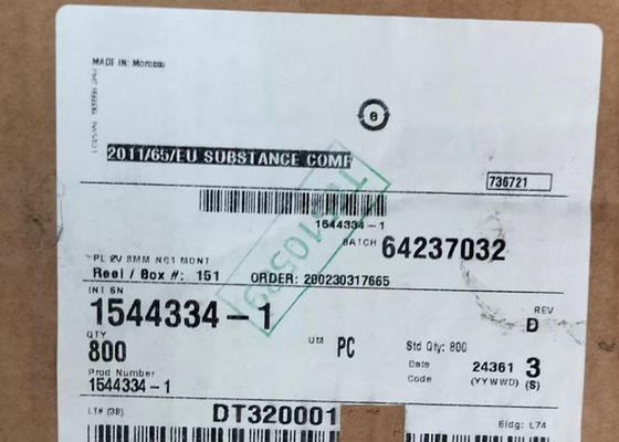 1544334-1 Connecteurs 2POS AMP Carrosserie automobile 12 mm Connecteurs automobiles