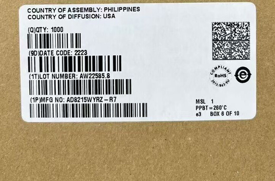 Puce de circuit intégré AD8215WYRZ Moniteur de dérivation de courant haute tension