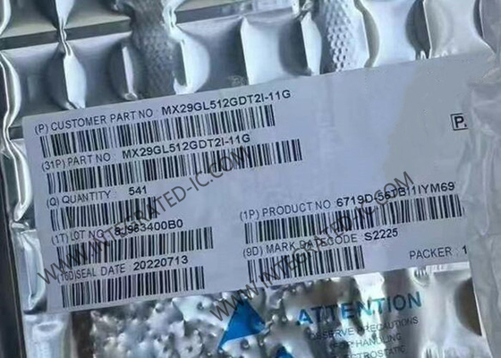 MX29GL512GDT2I-11G Puce de mémoire IC 512Mbit NOR Puce de mémoire flash IC TSOP-56 Paquet