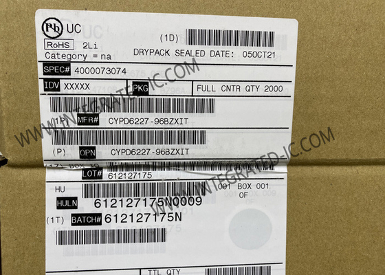 CYPD6227-96BZXI puce de circuit intégré à double port USB contrôleur IC de type C VFBGA96