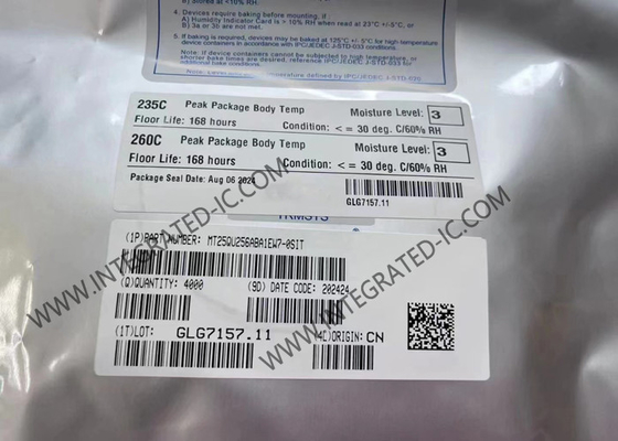 Mémoire IC de Chip Integrated Circuit MT25QU256ABA1EW7-0SIT 256Mbit 133MHz 8-WDFN