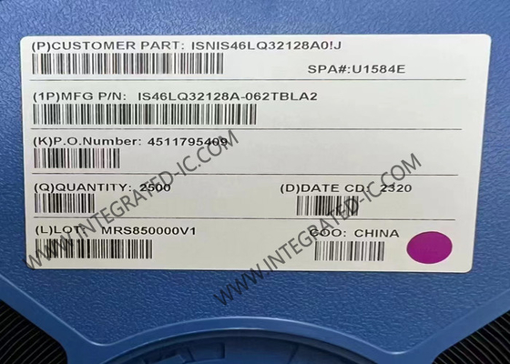 Puce de mémoire IC IS46LQ32128A-062TBLA2 4Gbit 1.6GHz 3.5ns SDRAM Puce de mémoire mobile
