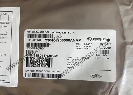 ATM90E26-YU Circuit intégré puce IC de mesure de l'énergie SSOP-28 IC monomètre à phase unique