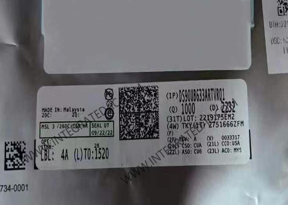 Puce de circuit intégré DS90UB633ARTVRQ1 100MHz 1,87 Gbps FPD-Link III sérialisateur
