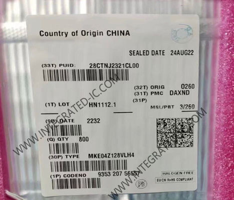 MKE04Z128VLH4 Microcontrôleur MCU 48MHz Kinetis KE04 ARM Cortex-M0 MCU LQFP-64