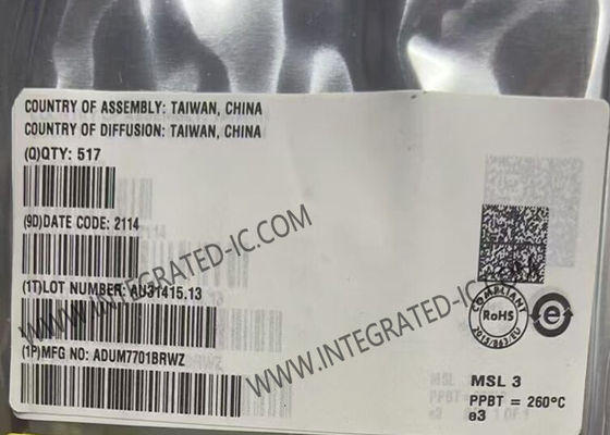 ADUM7701BRWZ puce de circuit intégré 16 bits modulateur Sigma Delta isolé