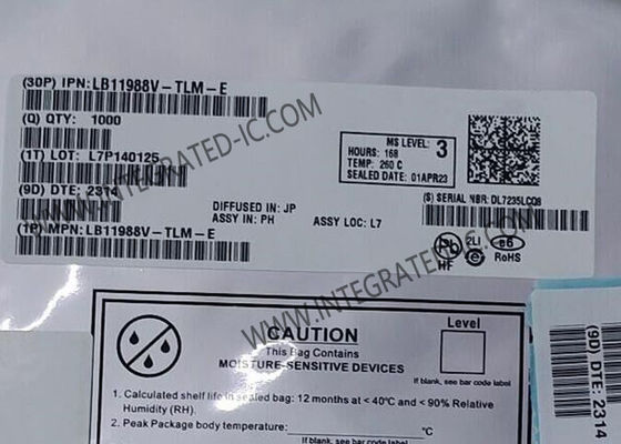 LB11988V Circuit intégré à puce pilote de moteur de ventilateur 1.3A IC numérique monolithique