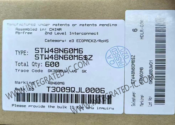 STW48N60M6 puce de circuit intégré N-canal 600V 39A Transistors MOSFET de puissance