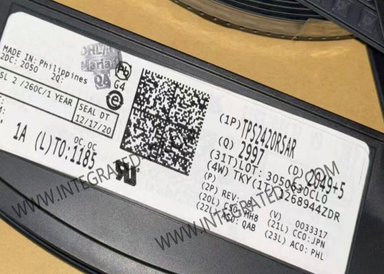 TPS2420RSAR Puce de circuit intégré eFuse IC VQFN-16 Contrôleur à échange à chaud FET intégré