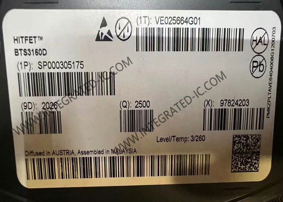 BTS3160D puce de circuit intégré 10Ω commutateur d'alimentation à faible puissance intelligent IC TO-252-5