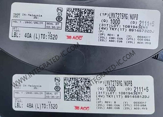 LMV7275MG puce de circuit intégré à basse tension unique