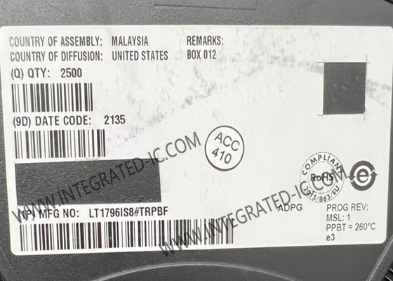 LT1796IS8 puce de circuit intégré 125kbps émetteur-récepteur CAN protégé contre les surtensions