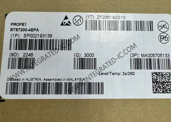 Puce de circuit intégré BTS7200-4EPA 4 Sortie 1A Commutateur électrique à haute puissance côté intelligent