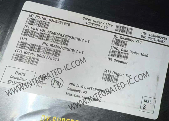 MAX9263GCB puce de circuit intégré 2,5 Gbps Gigabit Multimédia série de liaison sérialisateur