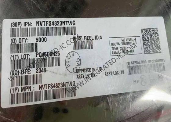 Chip de circuit intégré NVTFS4823NTWG 30V 30A10.5 mΩ Transistors MOSFET à puissance N-canal unique