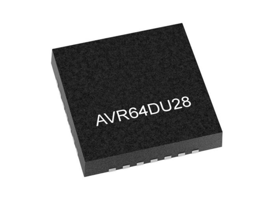 Microcontrôleur AVR64DU28T-I/STX MCU Microcontrôleurs 8 bits VQFN28 Périphérique USB 2.0 FS