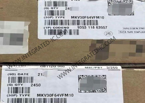 Microcontrôleur MKV30F64VFM10 MCU ARM Cortex M4 Kinetis KV Microcontrôleur IC MCU 32 bits