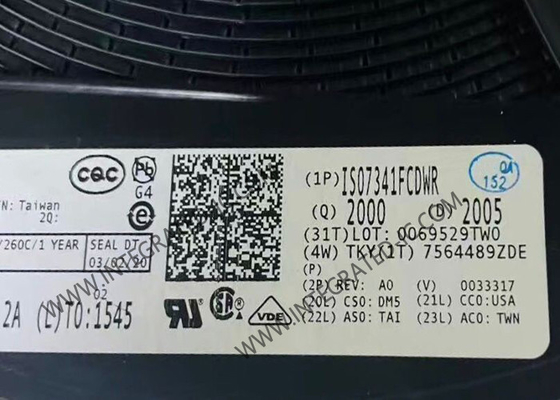 Isolateurs numériques à quatre canaux SOIC16 pour circuits intégrés ISO7341FCDWR, 3000Vrms