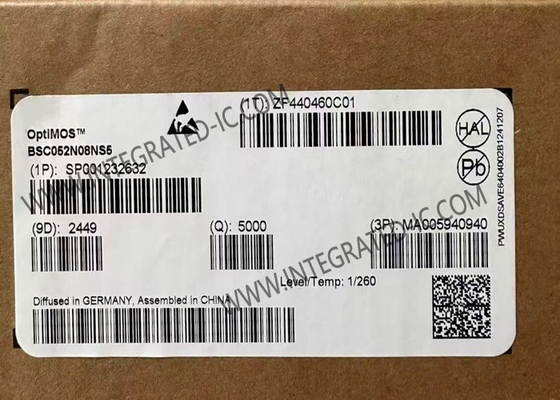 BSC052N08NS5 Circuit intégré - Puce 80V OptiMOS™ 5 Transistors MOSFET de puissance pour applications télécom