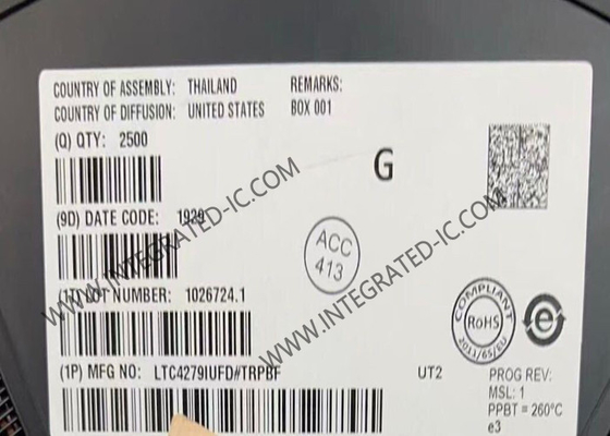 LTC4279IUFD puce de circuit intégré à port unique contrôleur d'équipement d'alimentation électrique PoE