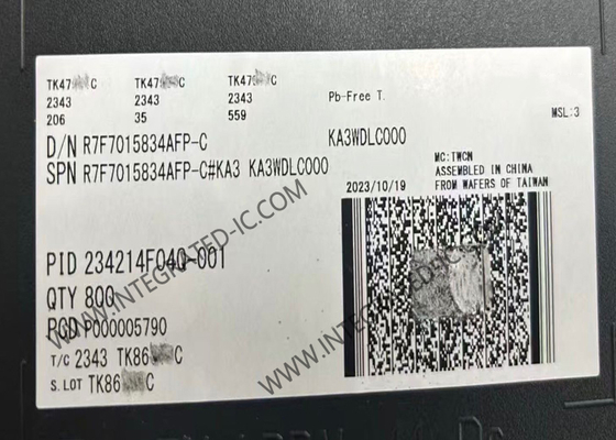 R7F7015834AFP Microcontrôleur MCU Basse Consommation 120MHz RH850/F1K Microcontrôleurs Automobiles